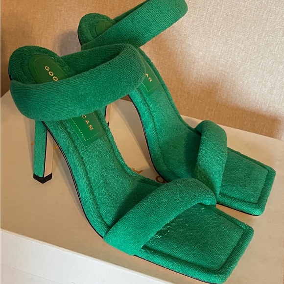 Good American Terry Slip on High Heels Sandals. New. Size 6 - Picture 12 of 16